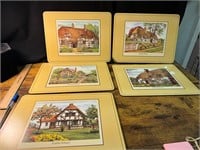 5 ENGLISH COTTAGE PLACEMATS