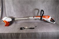 Stihl Battery Operated Bladed Lawn Trimmer