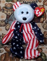 Spangle (Blue Head) Bear - TY Beanie Baby