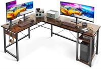 Coleshome L Shaped Computer Desk 66"