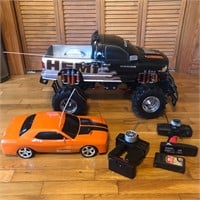 Remote Control Dodge Monster Truck & Car