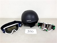 Smith Holt Helmet + Snow / Ski Goggles