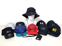 Nike, Under Armour and The North Face Hats