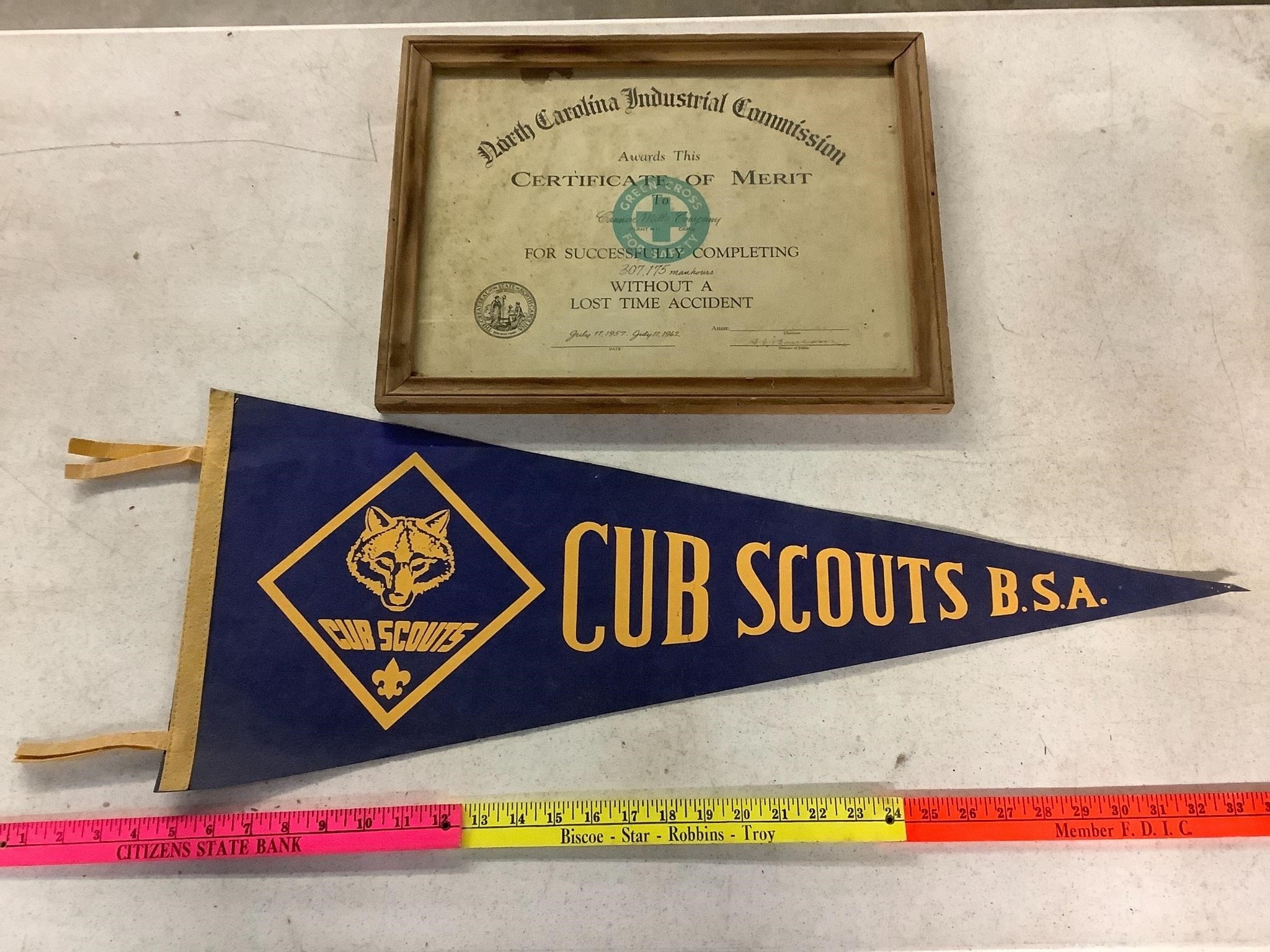 Cub Scout pendant - frame