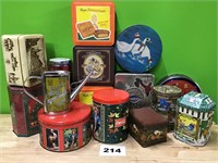 Old Tin Cans lot of 15