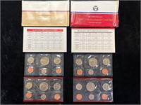 1986 & 1987 US Mint Uncirculated Coin Sets