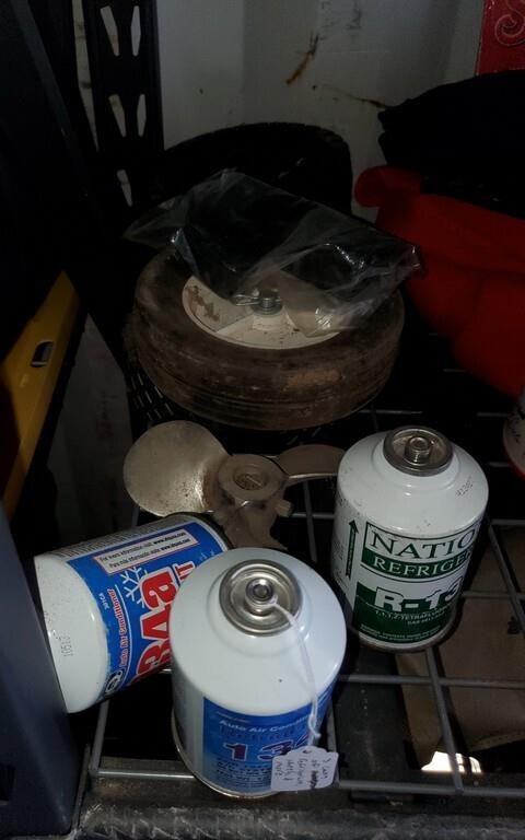 (3) Cans Of Refrigerant, Wheels And More