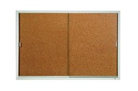 Enclosed Indoor Cork Bulletin Board