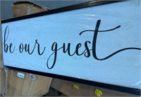 HLJ Art Canvas Wall Painting - "Be Our Guest"