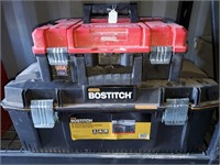 Bostitch W/ Contents And Empty Craftsman Toolboxes