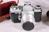 Vintage Edixa-Mat Reflex B-L Camera Leather Case