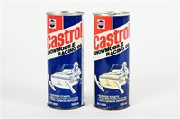 2 CASTROL SNOWMOBILE RACING OIL 500 ML CANS