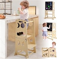 4 in 1 Toddler Kitchen Stool/Chalkboard