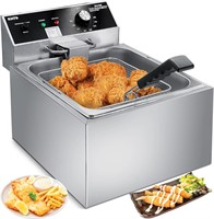 Commercial Deep Fryer  11.6QT  Stainless Steel