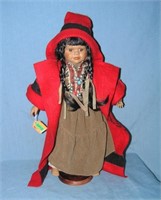 Native American Indian full size doll