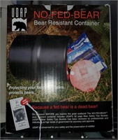 UDAP NO-FE-Bear Bear Resistant Container NIB