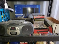 Large Lot Of Stereos, Radios, And Tapes