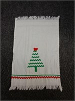 Vintage Cannon holiday finger towel, 12" x 17"