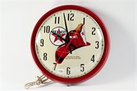 TEXACO ELECTRIC WALL CLOCK