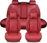 Martha Red Car Seat Covers  Universal Fit