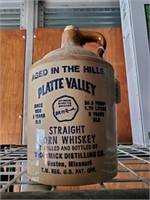 Platte Valley Corn Whiskey Crock Jug