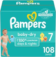 Pampers Baby Dry - Size 7  108ct