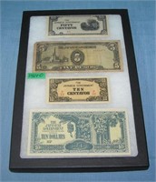 Group of vintage World currency