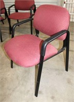 (6) Office Chairs, Cushion Back & Seat