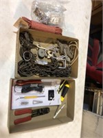 Misc. tools including new soldering tool set,