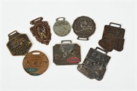COLLECTION OF ASSORTED ADVERTISING WATCH FOBS