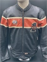 Peter Fonda Signed Harley Full Zip Leather Jacket