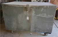 Metal Storage Container With Contents