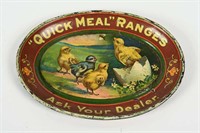 RARE "QUICK MEAL" RANGES TIN TIP TRAY