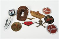 LOT OF ASSORTED BADGES & TAGS