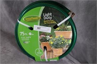 75', 5/8" dia Light duty Garden Hose, $33 Retail