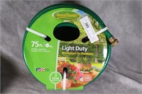 75', 5/8" dia Light duty Garden Hose, $33 Retail