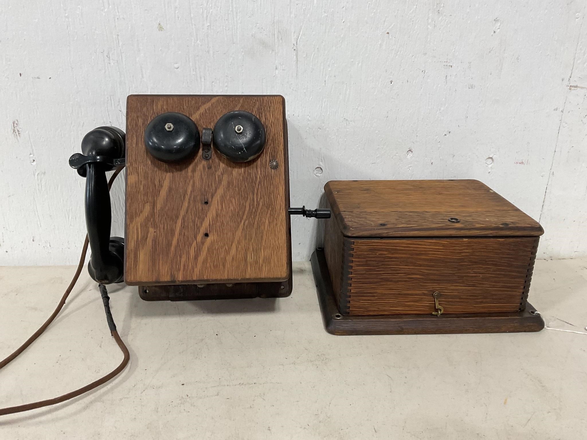 Antique Phone Box & More