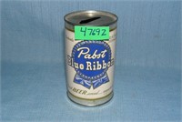 All tin Pabst blue ribbon can bank early promotion