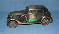 1937 Packard V12 all cast metal car bank