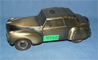 1941 Lincoln Continental all cast metal car bank
