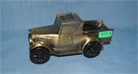 1928 Pickup truck all cast metal car bank