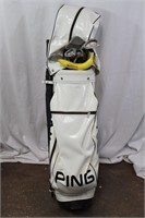 Set Women's "PING" Golf Bag, Balls & Clubs+