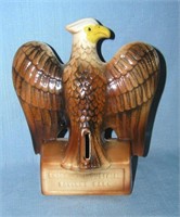 American Eagle porcelain savings bank