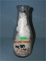 Rare South Shore Dairy Farms milk bottle