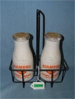 Diamond milk bottles from Diamond Dairy Farm of Sa