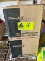 TWO BOXES OF SPORTING CLAYS
