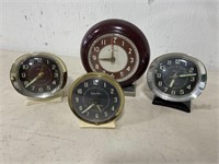 Lot of Vintage Alarm Clocks