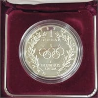 1988 US Olympic Silver Dollar Coin
