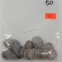 50- Mercury Dimes