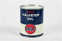 GULF VALVETOP OIL U.S. PINT CAN